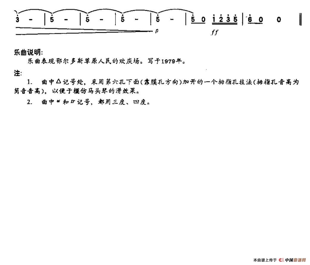 鄂尔多斯的春天简谱李镇 第4页