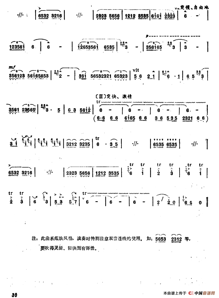 翻身农奴唱赞歌简谱胡结续 第3页