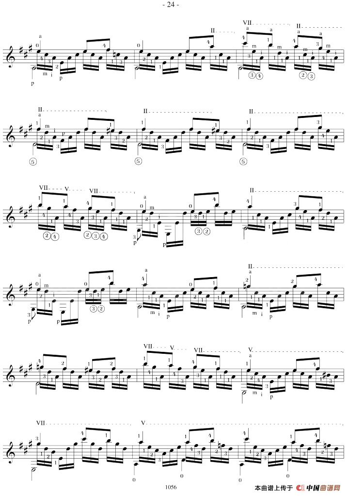 Fernando Sor12 Studies,Op.31简谱Fernando Sor 第7页