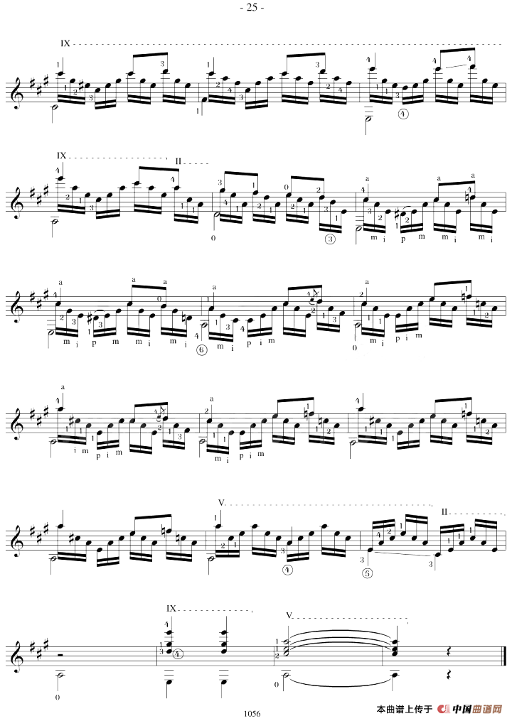 Fernando Sor12 Studies,Op.31简谱Fernando Sor 第8页