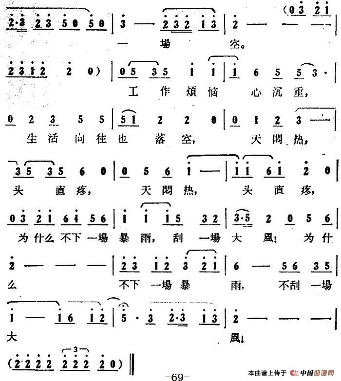 歌剧大青山凯歌全剧之第四场 第二十八曲简谱 第2页