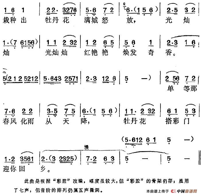 江姐选曲:羡慕啊简谱 第2页