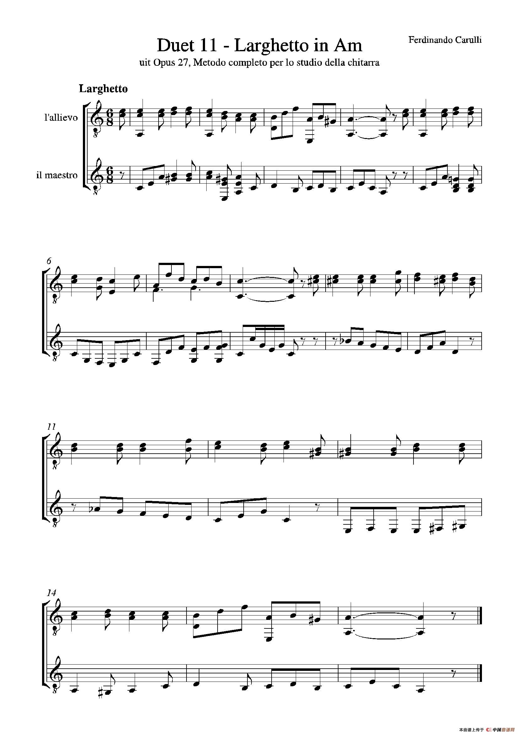 Metodo Completo Op.27简谱 第1页