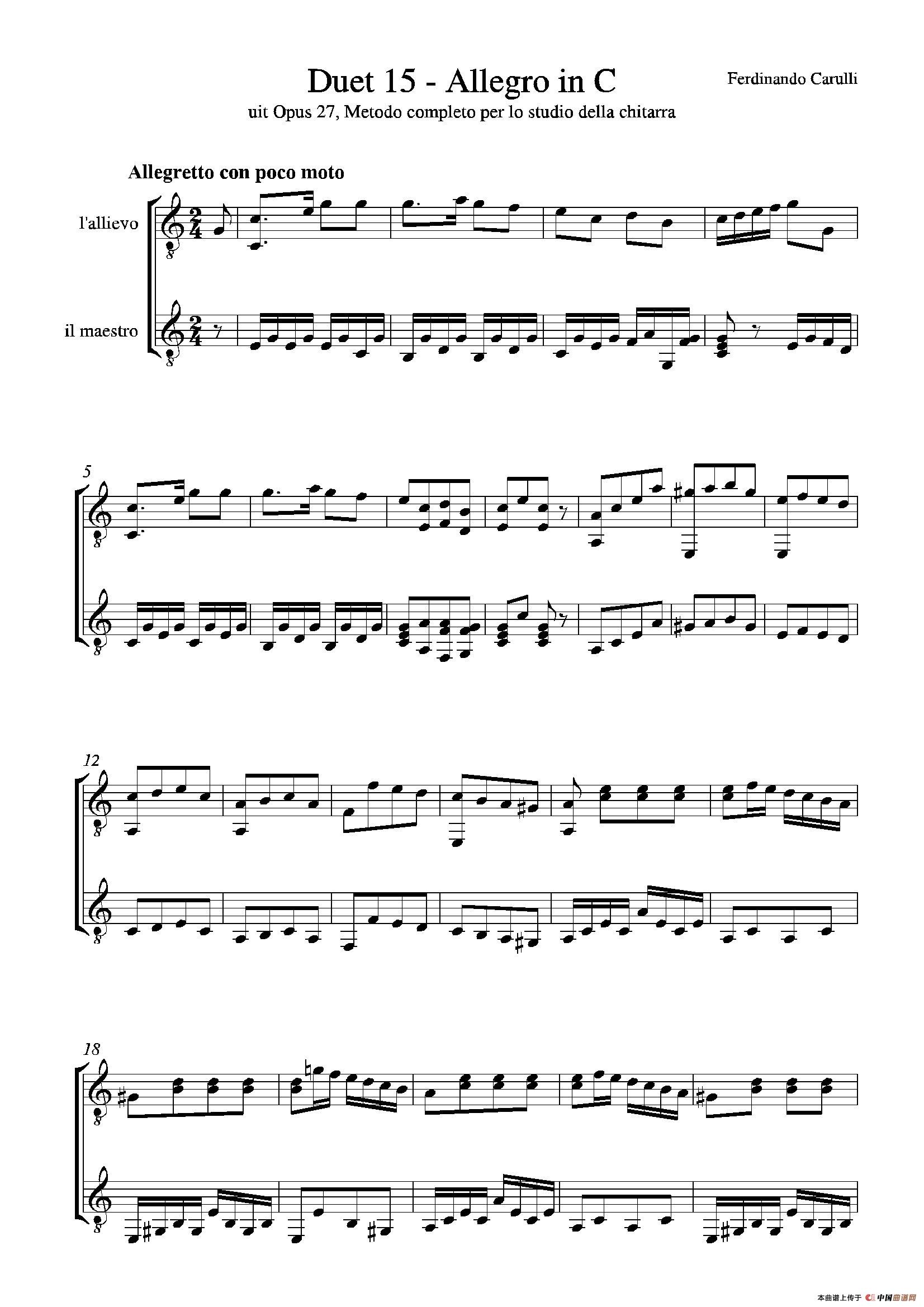 Metodo Completo Op.27简谱 第1页