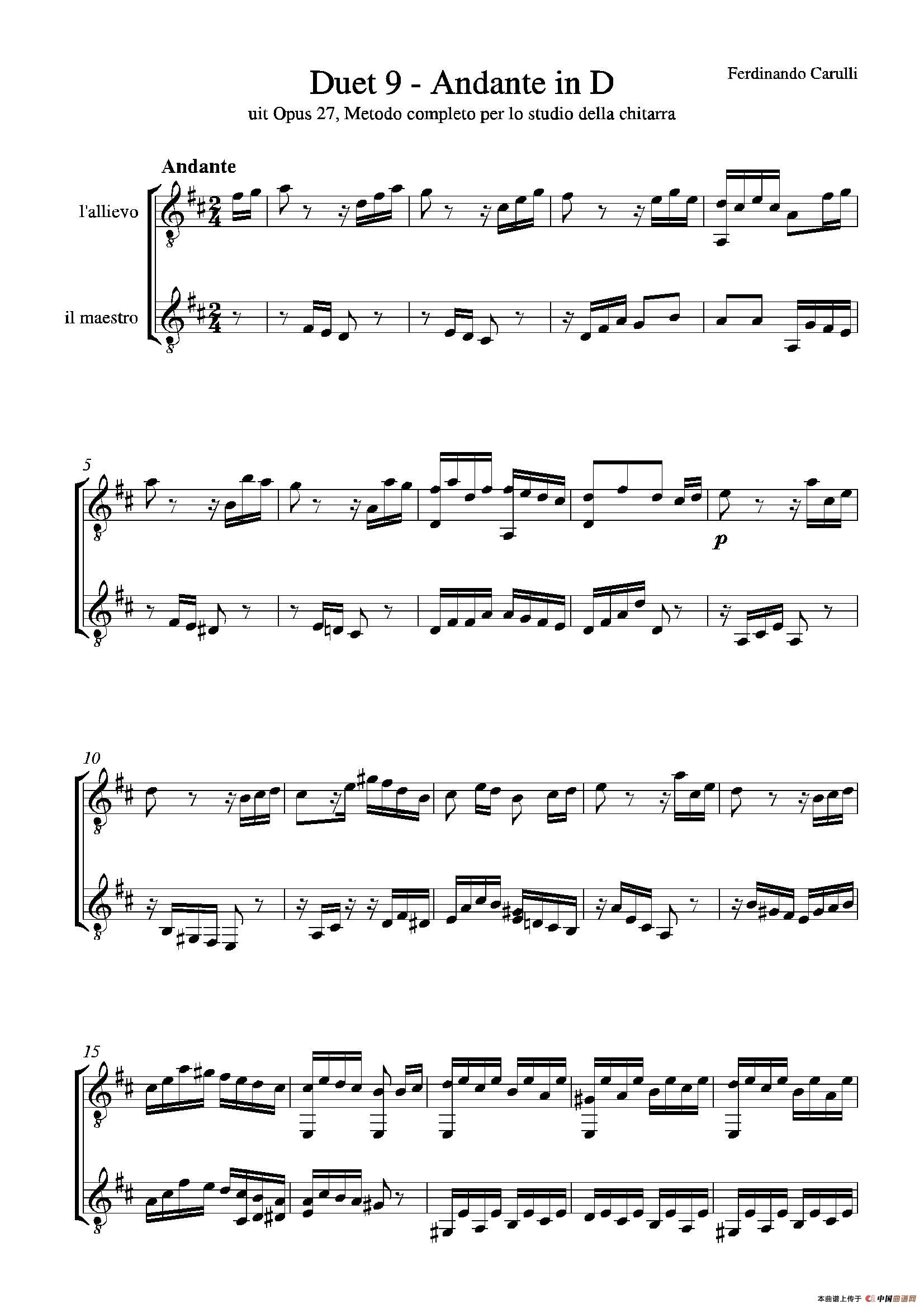 Metodo Completo Op.27简谱 第1页