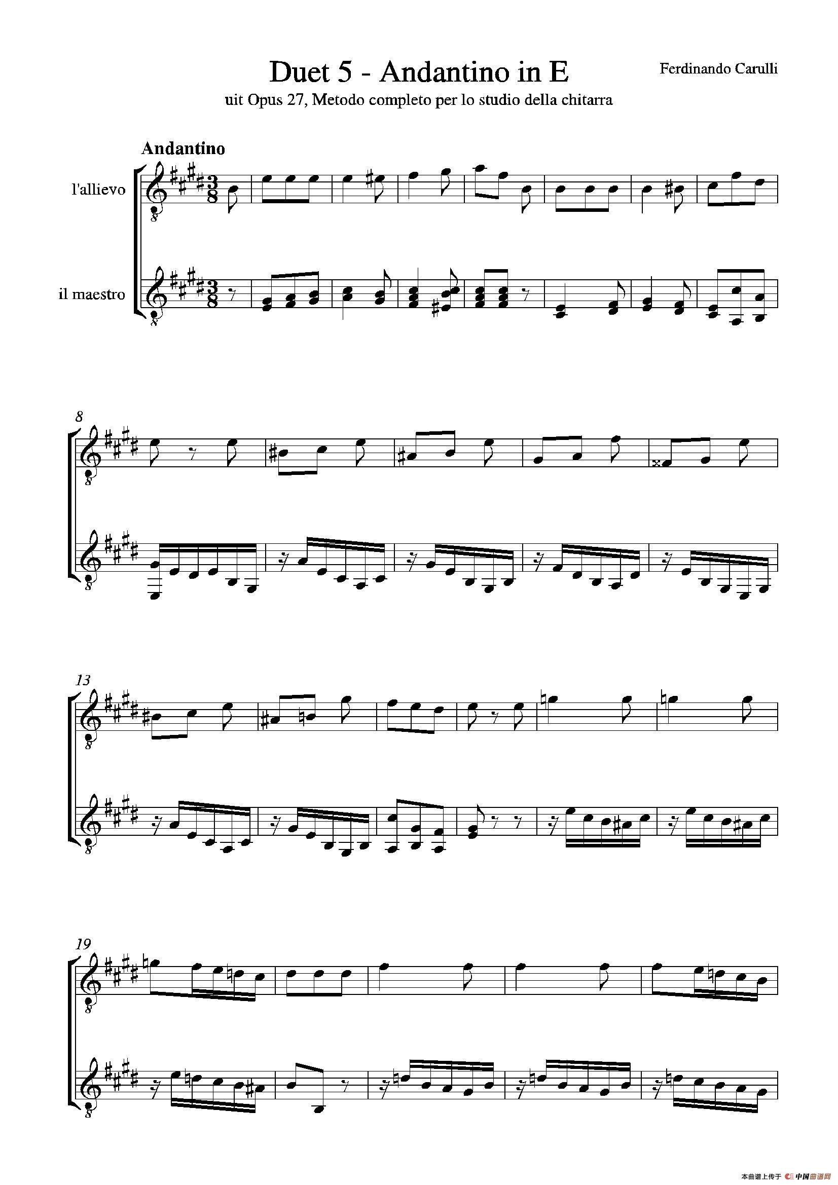 Metodo Completo Op.27简谱 第1页
