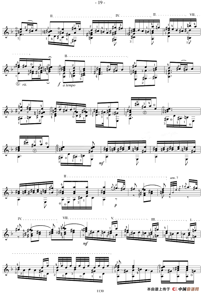 Napoleon Coste25 Studies,Op.38简谱Napoleon Coste 第2页