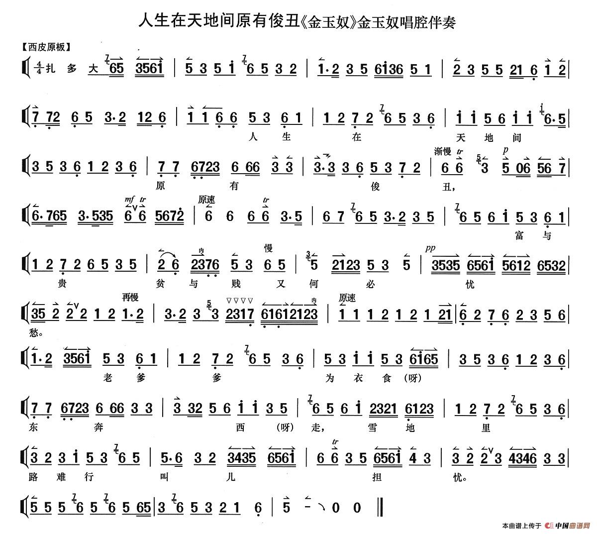 人生在天地间原有俊丑简谱孙燕敏 第2页