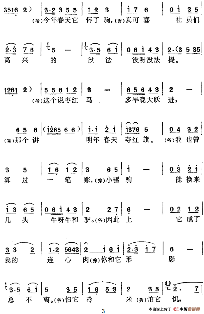社长的女儿选曲:想富队想强国勤俭第一简谱潘汉明 第3页