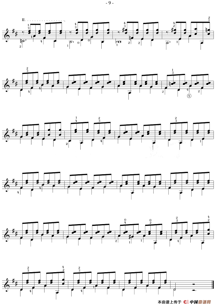 Sor简谱Sor - Coste 第2页