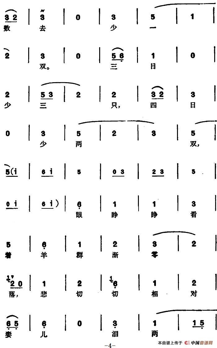 徐玉兰唱腔集:唱一曲新编故事羊吃羊简谱徐玉兰 第4页