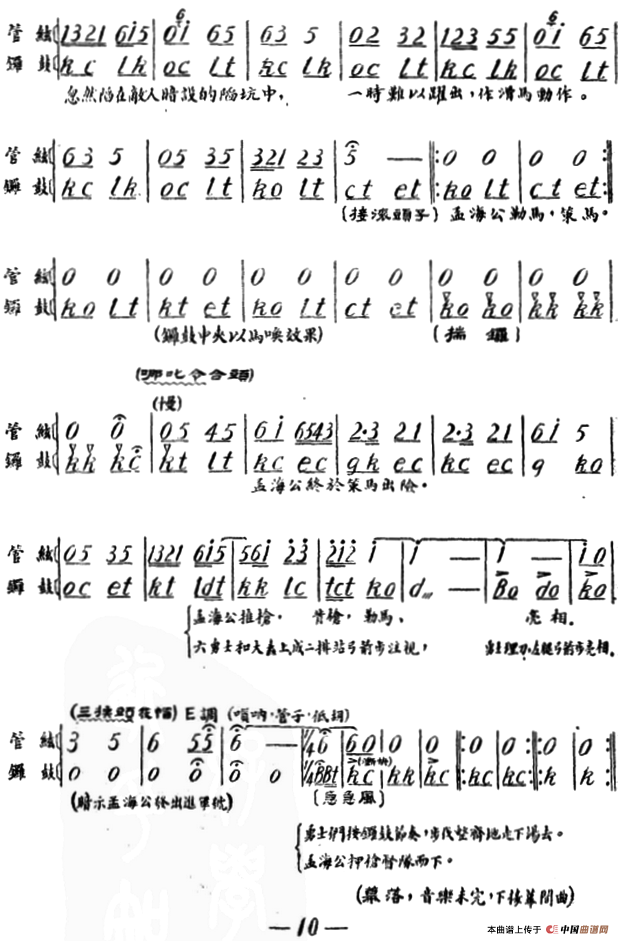 雁荡山·第一场 追踪简谱 第8页
